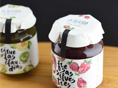 La Deliciosa branding colors food handmade illustration labeldesign packaging