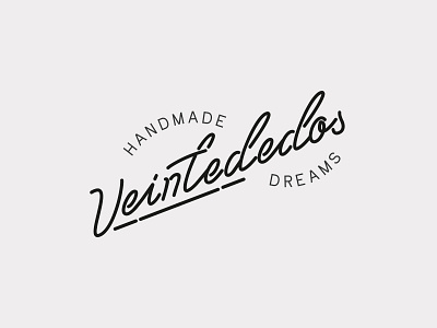 Veintededos - Proposal No. 2 branding design flat logo logodesign logos logotype spain typography vector