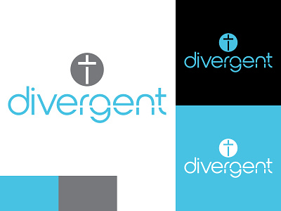 Divergent Church of God adobe illustrator branding church church branding church logo design flat identity logo logodesign minimal vector