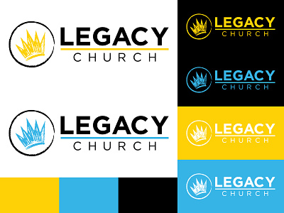Legacy Church adobe illustrator church church design church logo identity logo logodesign religion