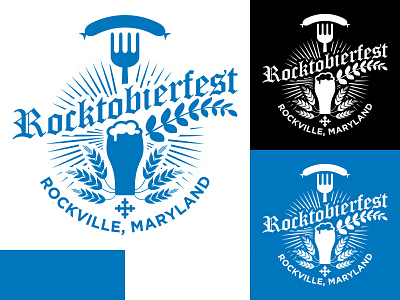 Rocktobierfest adobe illustrator branding event branding event logo logo logodesign maryland oktoberfest