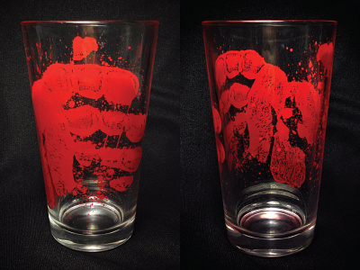 Zombie Hand Glass drinkware glass design glassware horror zombie
