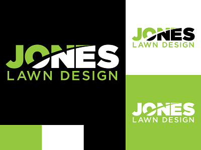 Jones Lawn Services adobe illustrator branding green identity landscaping lawncare logo logo design logodesign