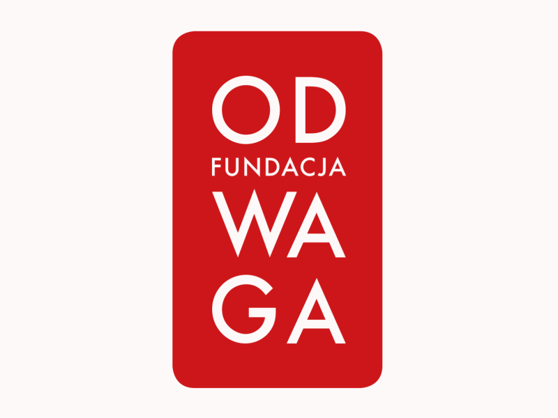 ODWAGA - logo animation 2d animation courage motion motion graphics odwaga red
