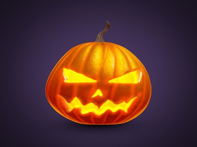 Pumpkin 02 3d blender candle cycles halloween light pumpkin render