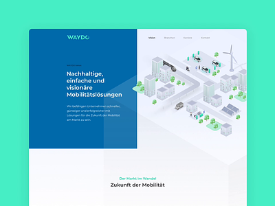 Waydo vision website details animation brand experience branding concept content creation data visualization electric vehicles emobility illustration isometric map marketing mobility responsive design text ui ux webdesign