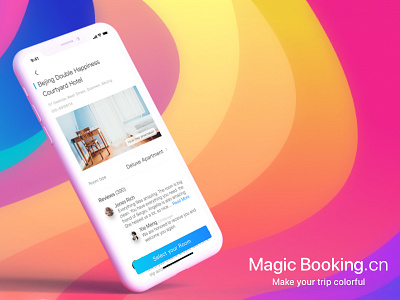 #Design Marathon 35#Magic Booking-Hotel reservation APP