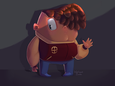 fat kid boy character character design fat kid withoutbrain