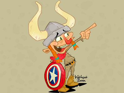 viking america captain america character character design viking withoutbrain