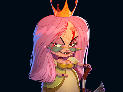 queencita character character design digital art doodle draw illustration withoutbrain