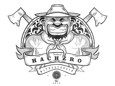 Hachero wB characer design character digital art draw hachero illustration ink