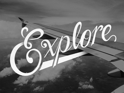 Explore explore hand lettering lettering script type typography