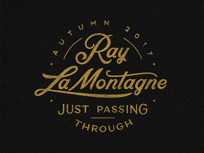 Ray Lamontagne 'Just Passing Through' Branding