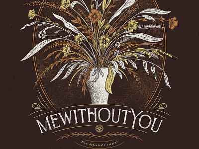 mewithoutYou Bouquet Shirt band bouquet flowers merch merchandise mewithoutyou shirt t shirt tour vase