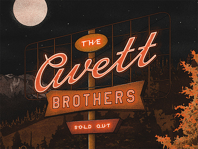 The Avett Brothers - Mobile, AL Poster