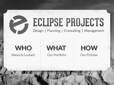 Eclipse Website Nav grunge moegly nav navigation