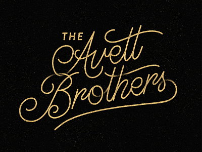 The Avett Brothers Lettering avett brothers band brand hand lettering lettering logo script