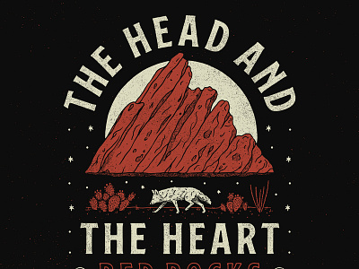 The Head and the Heart - Red Rocks Key Art