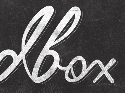 Mindbox Custom Script branding cursive custom grunge logo script typography