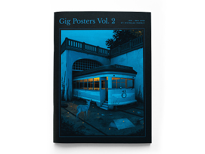 Gig Posters Vol. 2 Zine art book band gig poster gig posters illustration illustration book portfolio poster zine