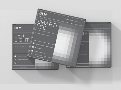 Led lamp packaging branding design packaging