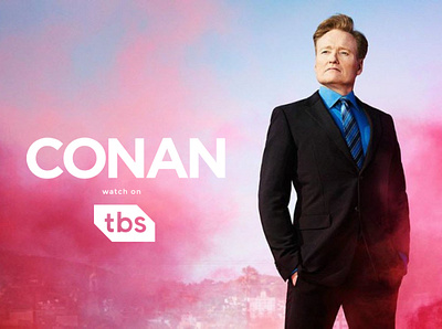 Conan with a new TBS logo (Team Coco) coco conan network tbs team team logo teamcoco usa