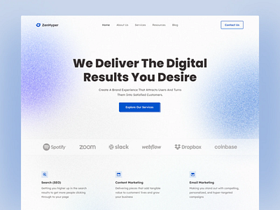 Digital marketing agency | Landing page