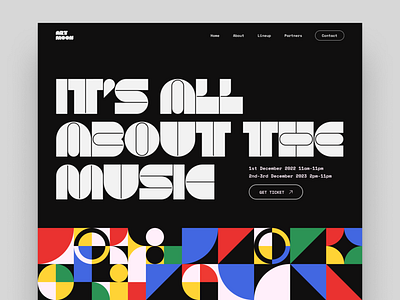 Music Event Landing Page