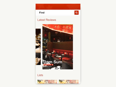 Restaurant review prototype