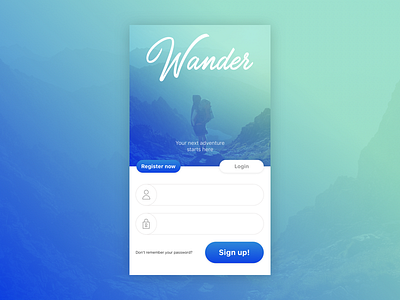 #dailyUI 001 SignUp