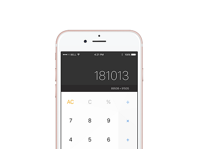#dailyUI 004 - Calculator calculator daily design minimal ui ux web design