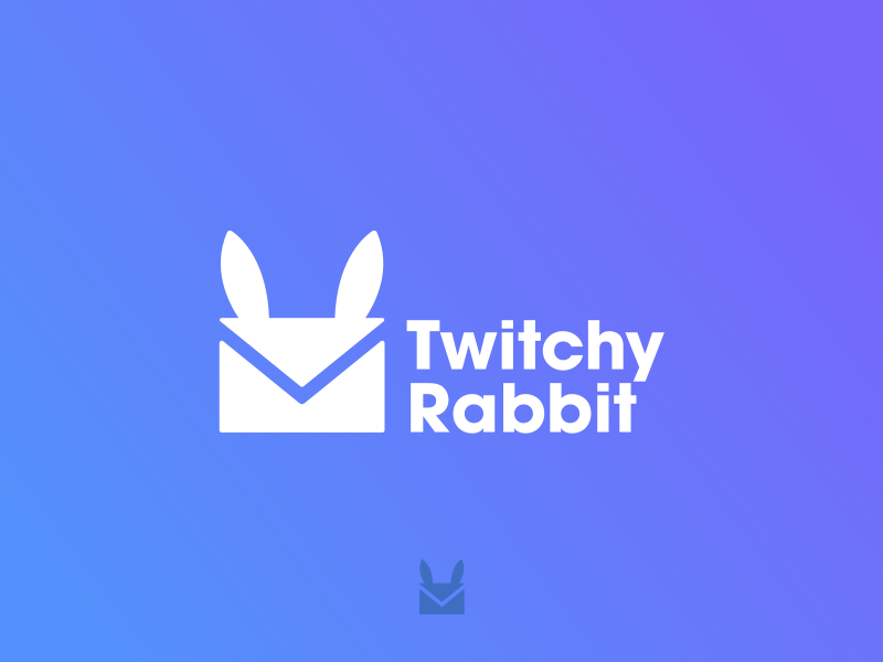 #ThirtyLogos - 003 - Twitchy Rabbit animal identity logos design challenge rabbit branding thirtylogos