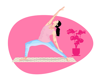✧ Yoga ✧ artwork design dribbble exercise girl illustration vector woman yoga