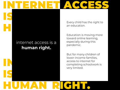 Internet Access design education figma flat human rights minimal