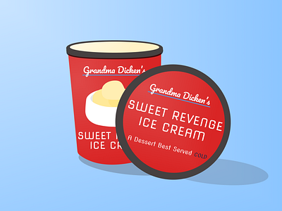 Sweet Revenge branding design figma flat illustration logo minimal package design vector weeklywarmup