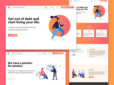 Redesigning An Old Project branding design figma flat illustration minimal typography ui vector web