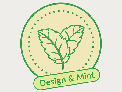 Design & Mint Logo Concept branding coin coin logo coins design leaf leaf logo logo logo design minimal mint mint green