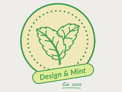 Design & Mint Logo Concept 2 branding coin coin logo coins design leaf leaf logo logo mint mint green