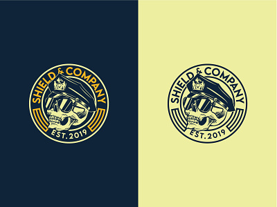 SHIELD & COMPANY client badge design request for branding .