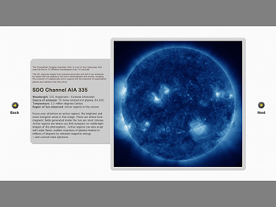 Solar Dynamics Observatory UI: Single Channel