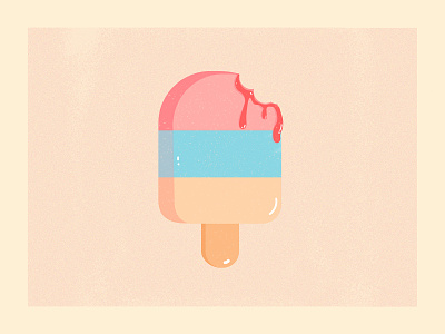 Ice cream color colorful colors design hello dribble ice icecream illustration illustration art summer