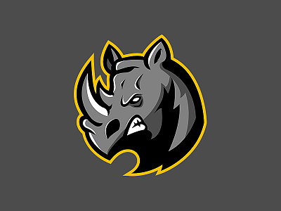 DorivaGames branding design esports esports logo illustration logo rhino rhino logo