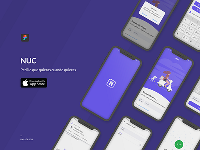 NUC - UX Design fadu figma ios prototype register form registration ux uxui visual design