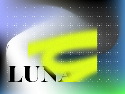 Luna album art album artwork gradient graphic design graphicdesign graphics music typography typography poster