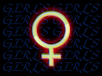 Girls design female feminism feminist girls graphicdesign illustration internationalwomensday typography typography poster