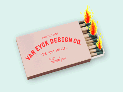 Not a Business Card animation fake business gif illustration matchbox website