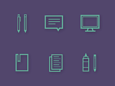 Discussion Topic Icons color design graphic iconography icons line sharp web