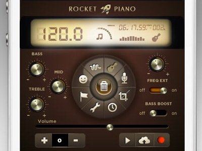Rocket Piano + Full view attached adobe app fireworks knobs music piano vector wheel