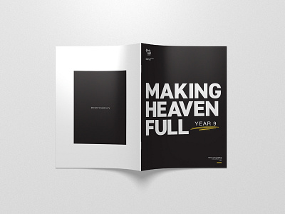 Annual Report Yr 9 Booklet Design