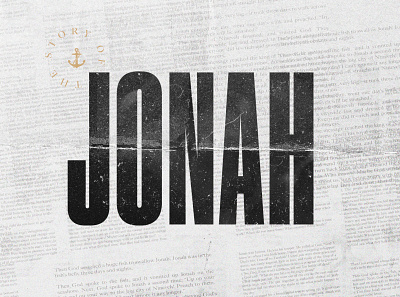 Jonah Series Design church design design graphic design series series art series graphic sermon series
